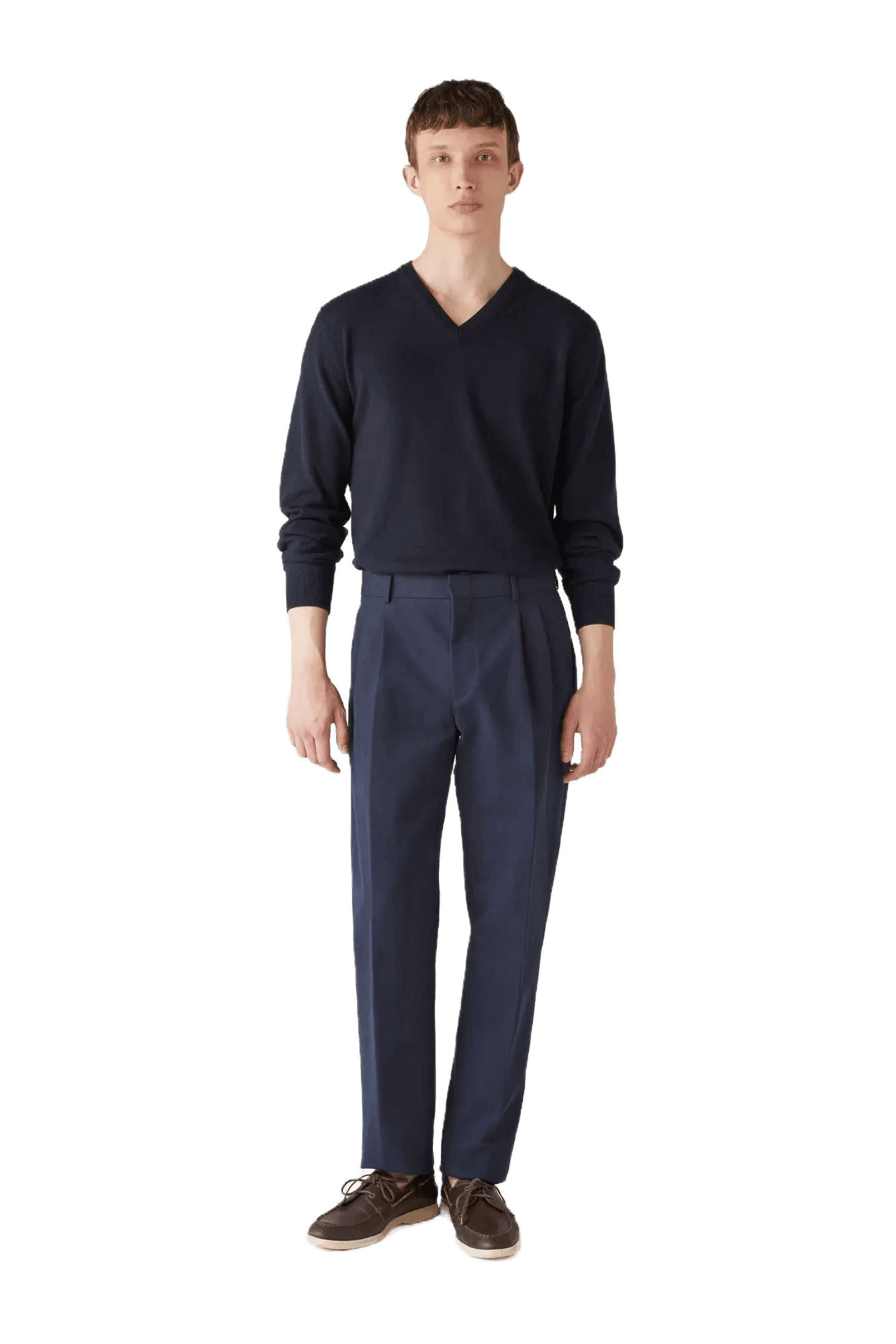 <tc>Loro Piana</tc> เสื้อคอวีคลาสสิกสำหรับผู้ชาย