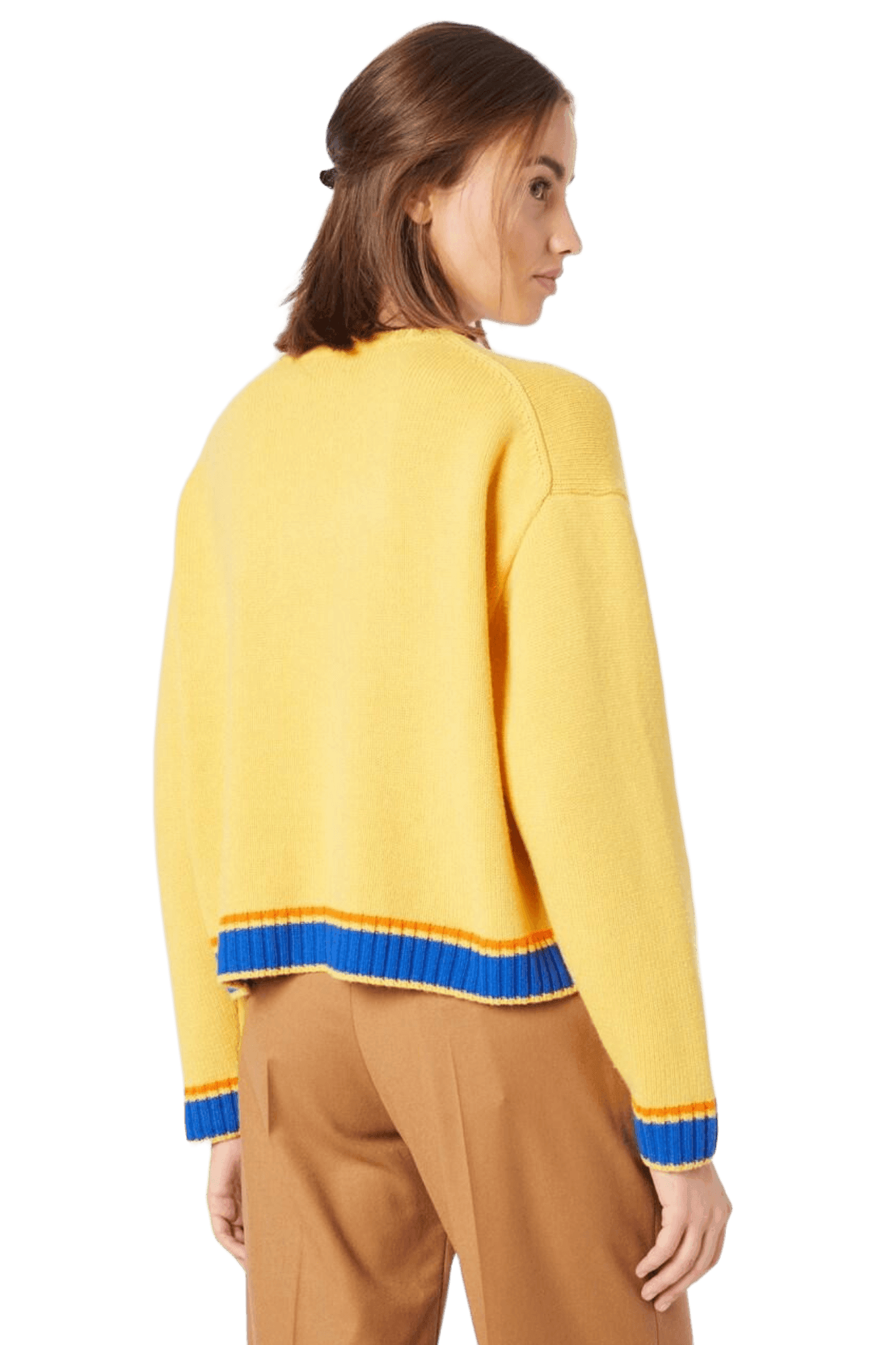 <tc>Ralph Lauren</tc> 女士嵌花針織羊毛毛衣