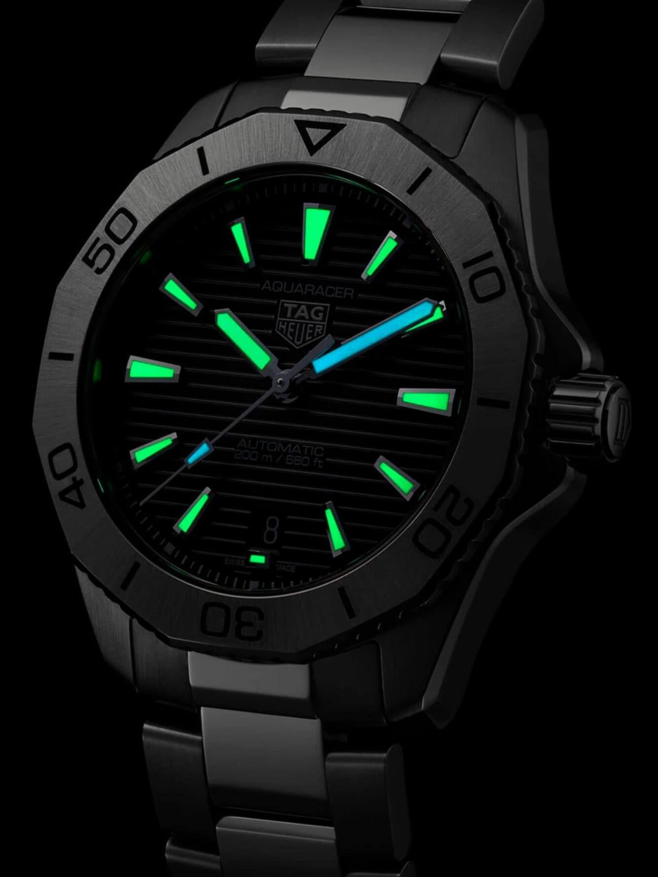 TAG Heuer Aquaracer Professional 200 Date 40mm Black Dial Men's Watch