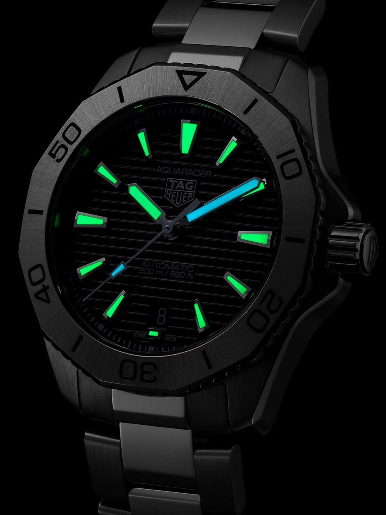 TAG Heuer Aquaracer Professional 200 Date 40mm Blue Dial Men's Watch