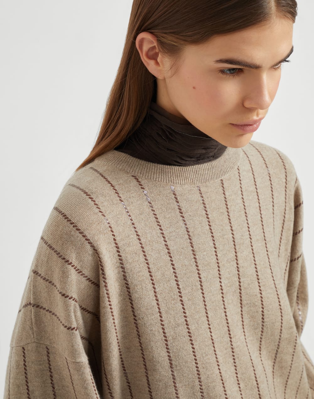 <tc>Brunello Cucinelli</tc> Suéter de cachemira para hombre