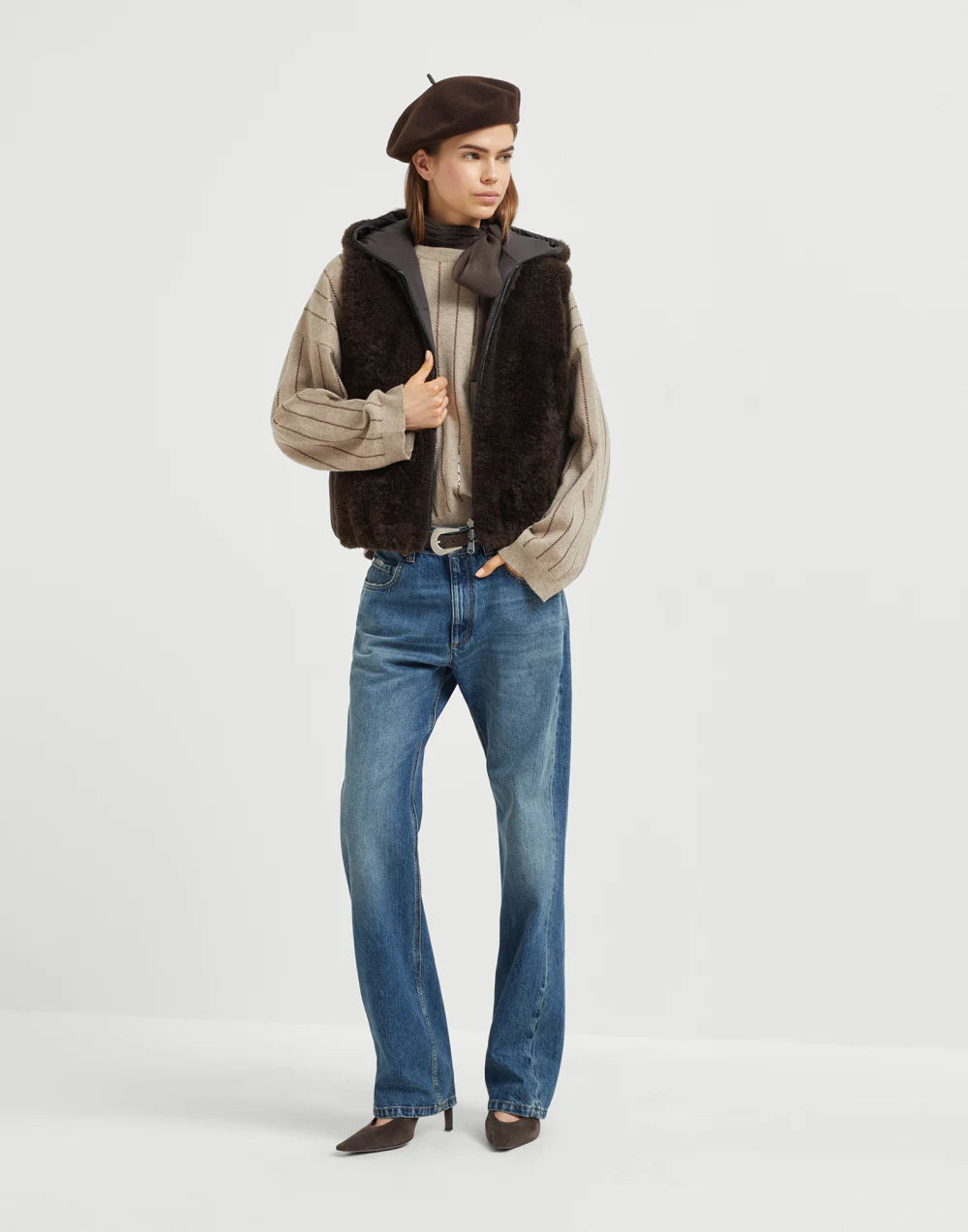 <tc>Brunello Cucinelli</tc> Suéter de cachemira para hombre