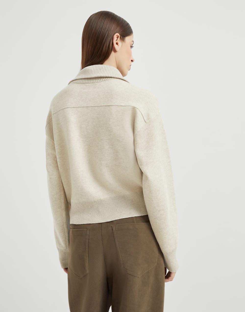 <tc>Brunello Cucinelli</tc> Suéter de cachemira para hombre