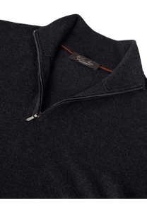 <tc>Loro Piana</tc> 男士經典半拉鍊