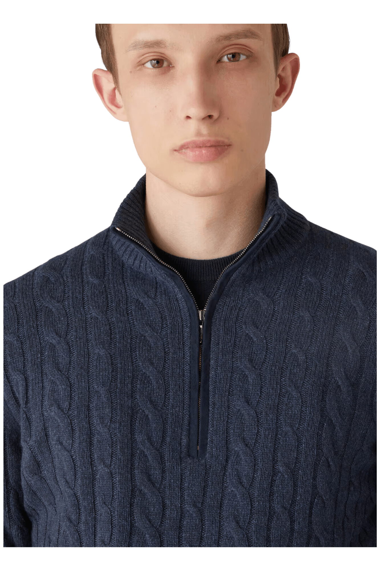 <tc>Loro Piana</tc> เสื้อจัมเปอร์เทรคเซียสำหรับผู้ชาย