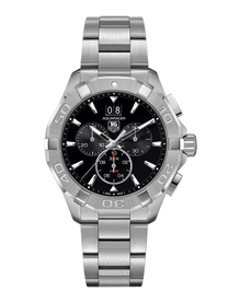 TAG Heuer Aquaracer Quartz Chronograph Black Dial 43mm Men's Watch