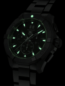 TAG Heuer Aquaracer Quartz Chronograph Grey Dial 43mm Men's Watch