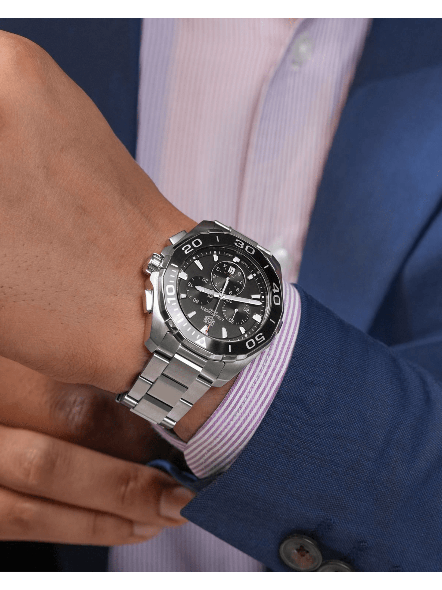TAG Heuer Aquaracer 43mm Black Dial Men's Watch
