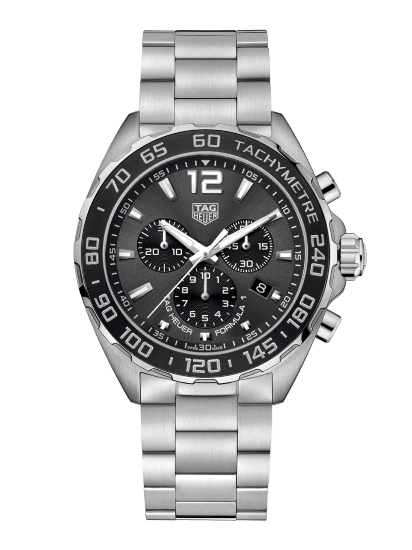 TAG Heuer Formula 1 Chronograph Quartz Grey Dial 43mm Men's Watch