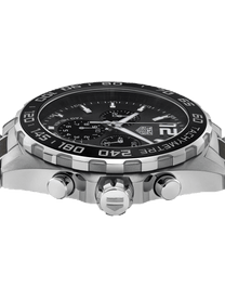 TAG Heuer Formula 1 Chronograph Quartz Steel & Black Ceramic Band 43mm Men's Watch