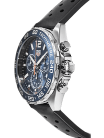 TAG Heuer Formula 1 Chronograph 43mm Blue Dial Rubber Strap Men's Watch