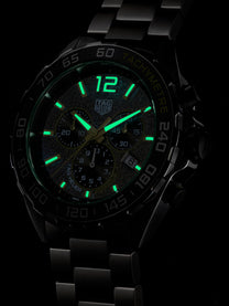 TAG Heuer Formula 1 Chronograph Grey Dial Lime-Yellow Trims 43mm Men's Watch
