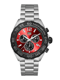 TAG Heuer Formula 1 Chronograph Quartz Red Dial 43mm Men's Watch