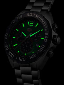 TAG Heuer Formula 1 Chronograph Quartz Green Dial 43mm Men's Watch
