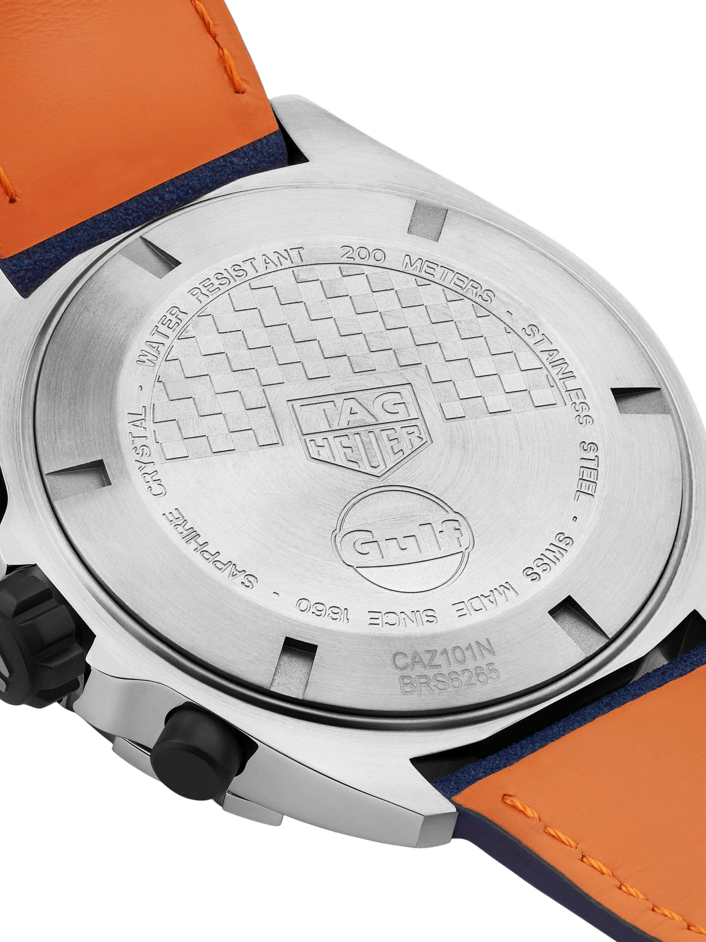 TAG Heuer Formula 1 Quartz Chronograph Blue & Orange Dial 43mm Men's Watch