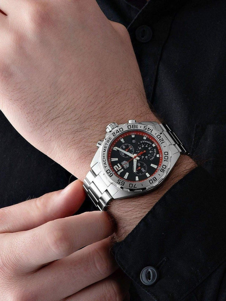 TAG Heuer Formula 1 Chronograph Quartz Black Dial 43mm Men's Watch