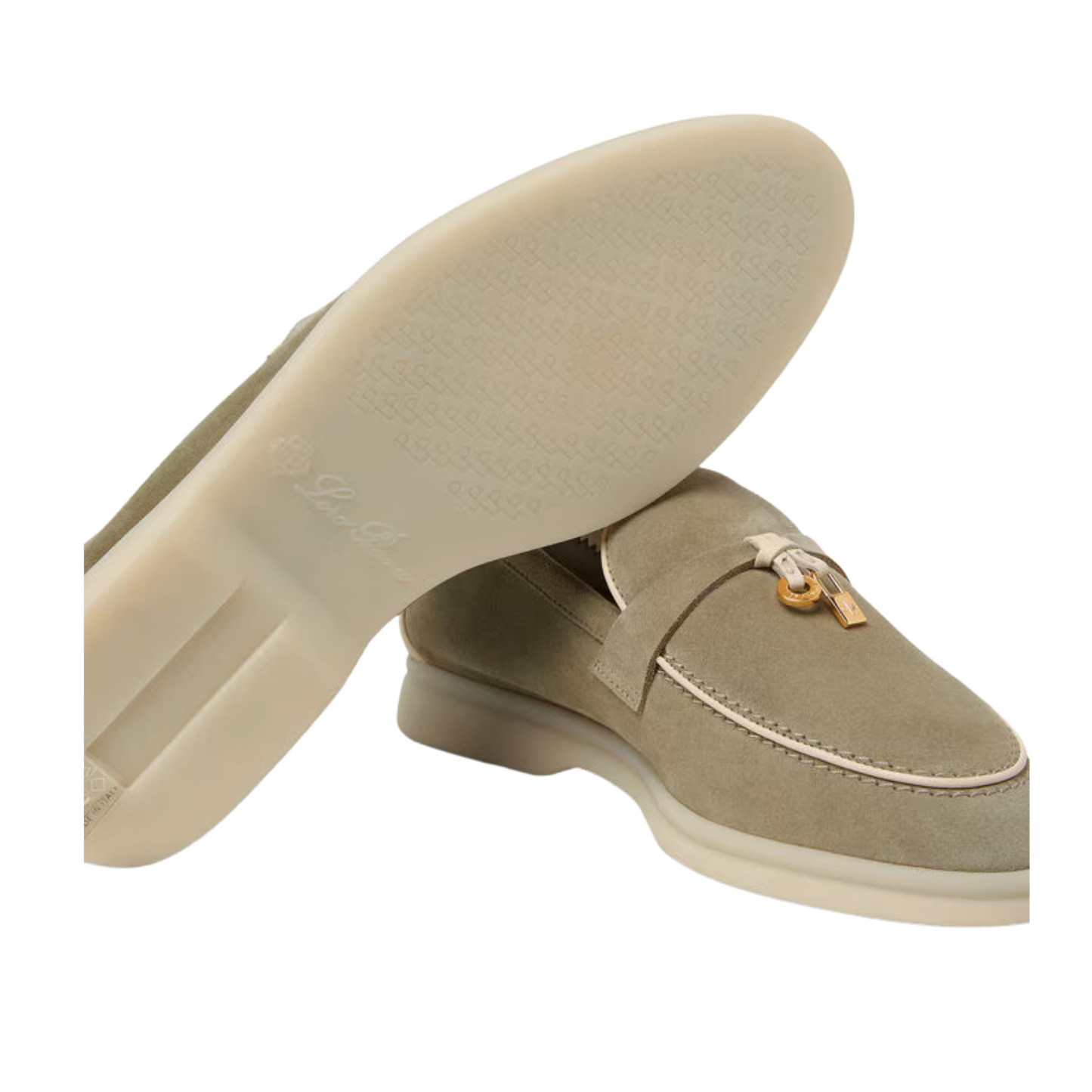 <tc>Loro Piana</tc> 女士夏季 Charms Walk 樂福鞋（絨面革）