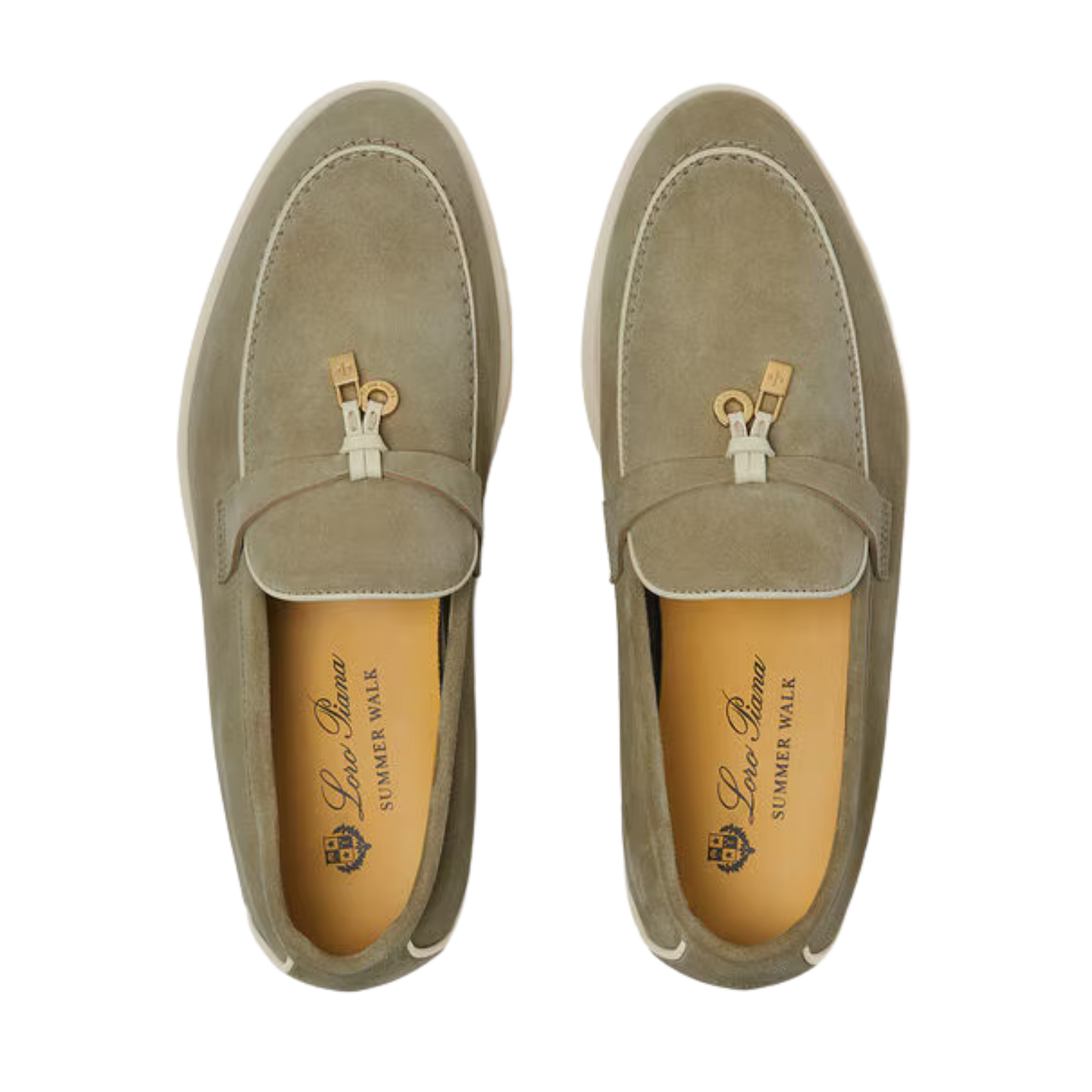<tc>Loro Piana</tc> 女士夏季 Charms Walk 樂福鞋（絨面革）