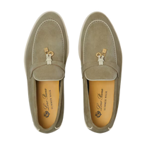<tc>Loro Piana</tc> 女士夏季 Charms Walk 樂福鞋（絨面革）