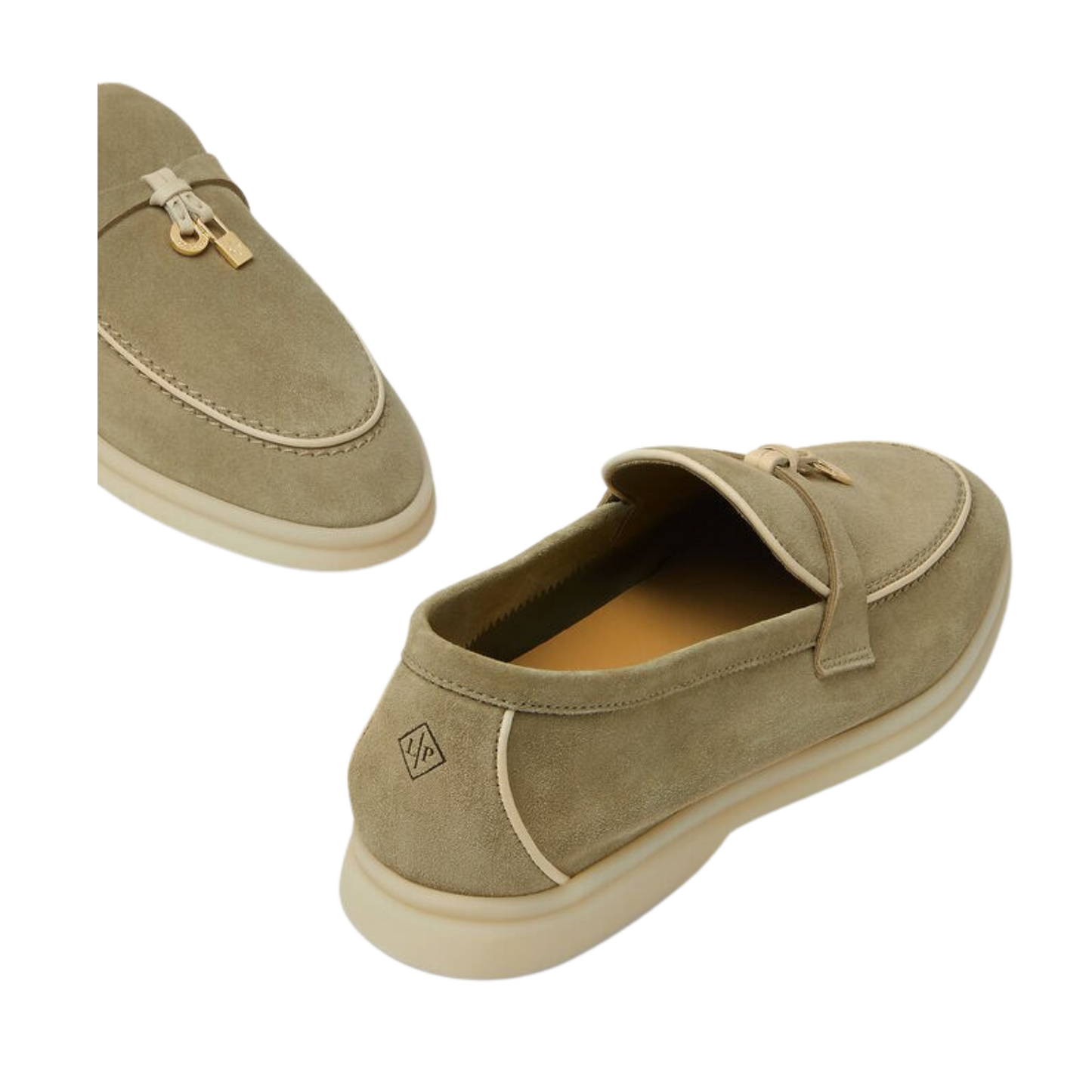 <tc>Loro Piana</tc> 女士夏季 Charms Walk 樂福鞋（絨面革）