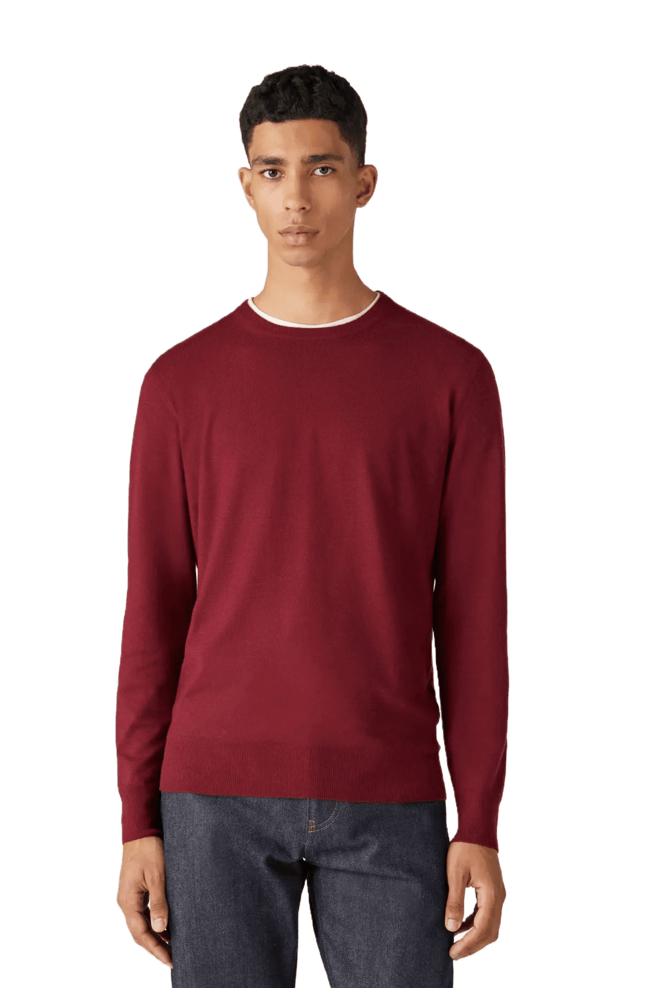 <tc>Loro Piana</tc> เสื้อคอกลม Superlight สำหรับผู้ชาย