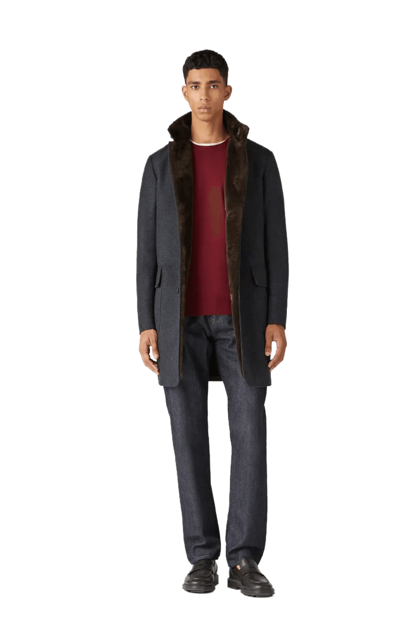 <tc>Loro Piana</tc> เสื้อคอกลม Superlight สำหรับผู้ชาย