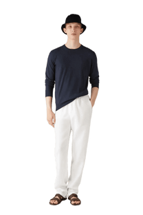 <tc>Loro Piana</tc> เสื้อคอกลม Superlight สำหรับผู้ชาย