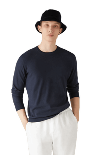 <tc>Loro Piana</tc> เสื้อคอกลม Superlight สำหรับผู้ชาย