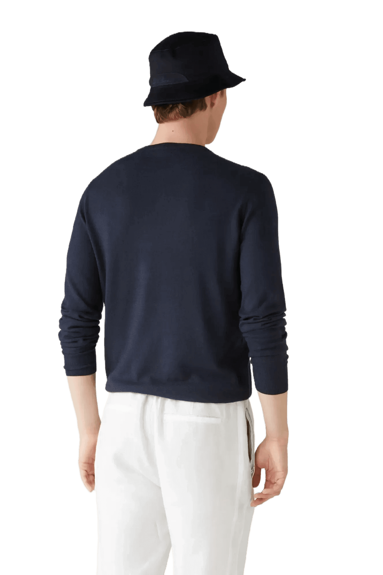 <tc>Loro Piana</tc> เสื้อคอกลม Superlight สำหรับผู้ชาย
