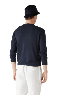 <tc>Loro Piana</tc> เสื้อคอกลม Superlight สำหรับผู้ชาย