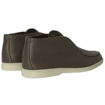 <tc>Loro Piana</tc> 男士露趾踝靴（鹿皮配海狸毛皮）