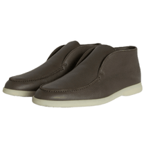 <tc>Loro Piana</tc> 男士露趾踝靴（鹿皮配海狸毛皮）