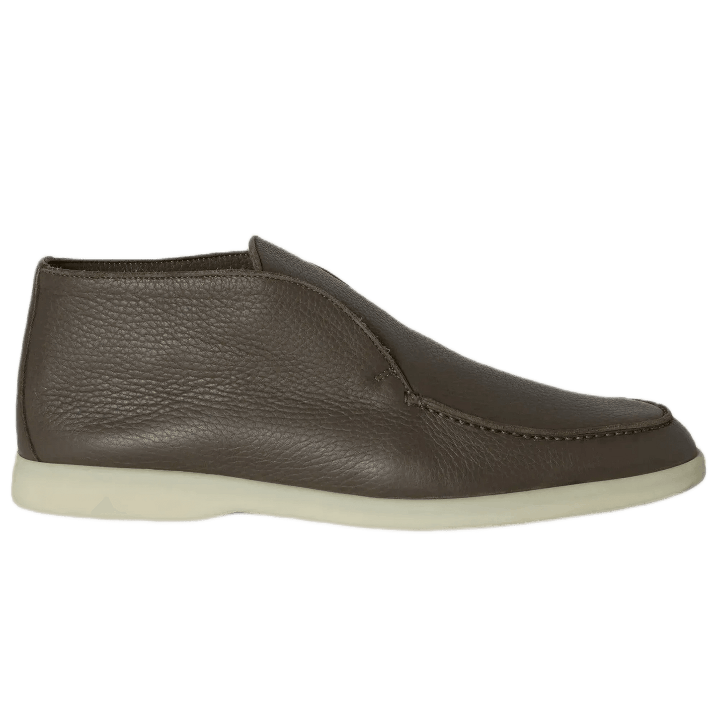 <tc>Loro Piana</tc> 男士露趾踝靴（鹿皮配海狸毛皮）