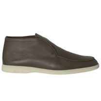 <tc>Loro Piana</tc> 男士露趾踝靴（鹿皮配海狸毛皮）