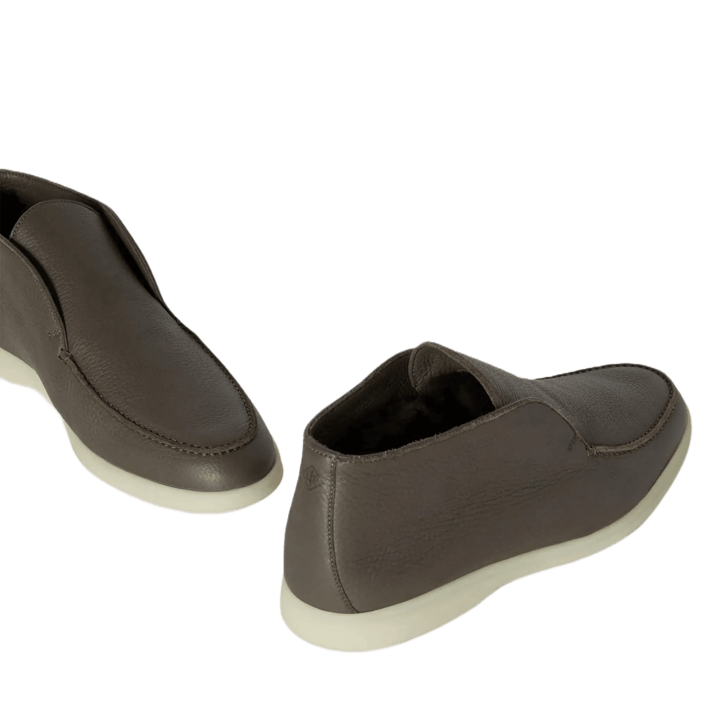 <tc>Loro Piana</tc> 男士露趾踝靴（鹿皮配海狸毛皮）