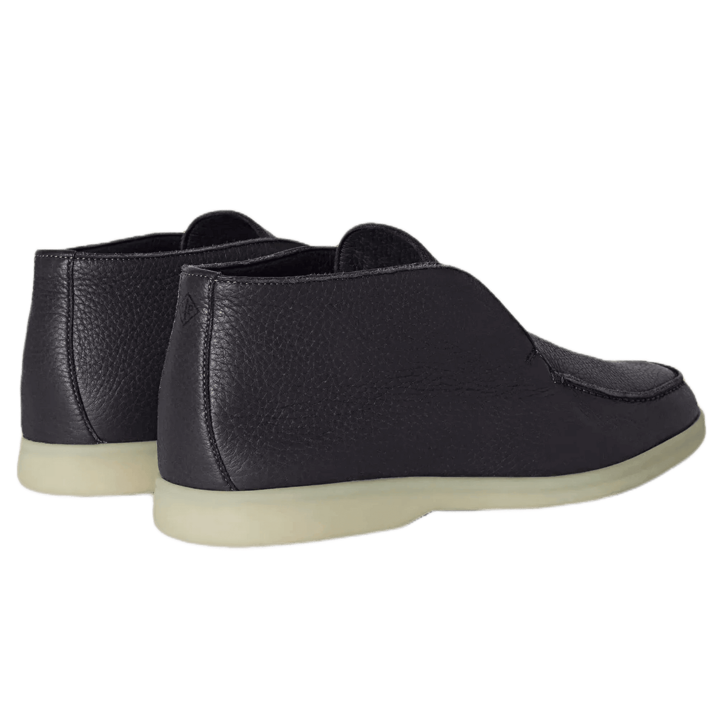 <tc>Loro Piana</tc> 男士露趾踝靴（鹿皮配海狸毛皮）