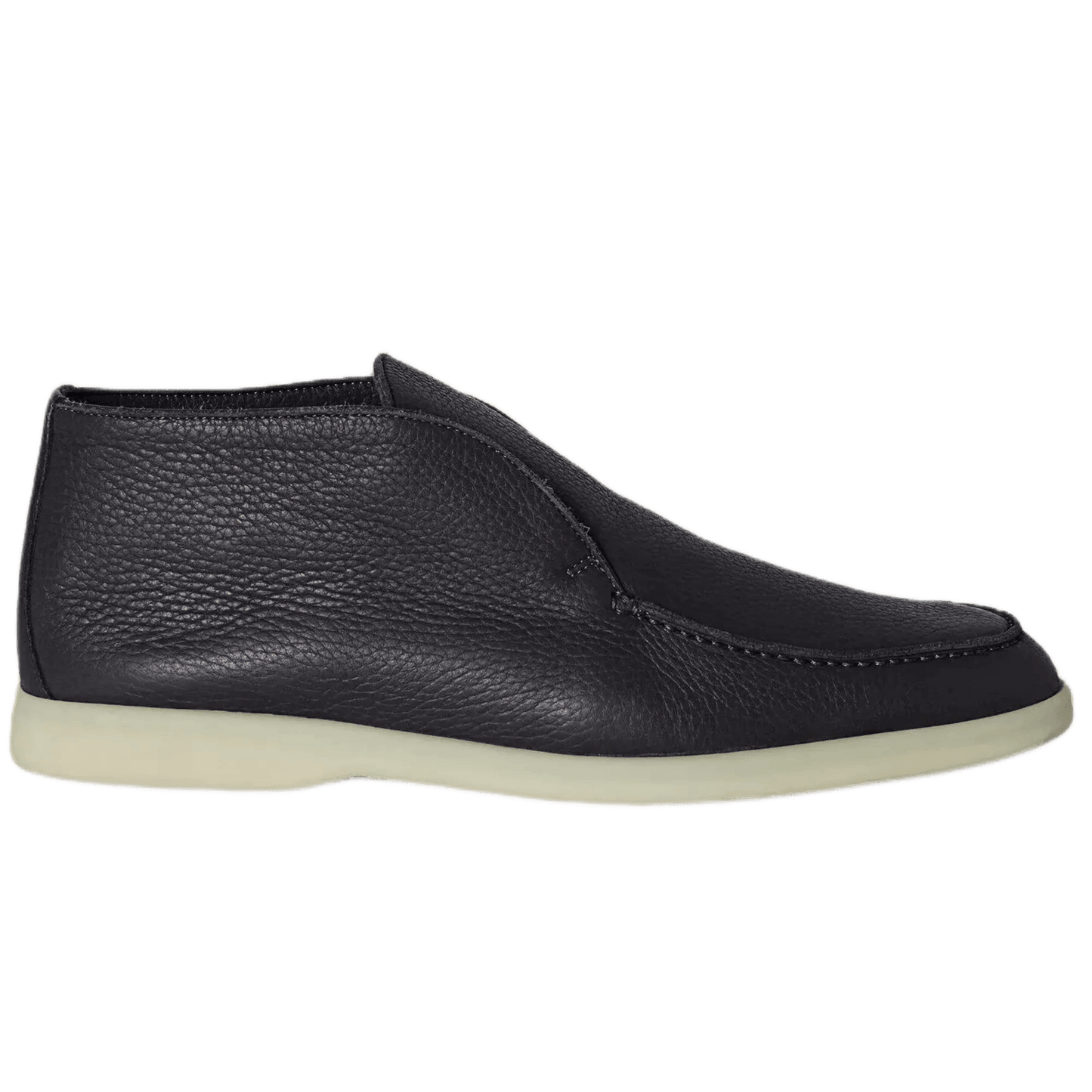 <tc>Loro Piana</tc> 男士露趾踝靴（鹿皮配海狸毛皮）