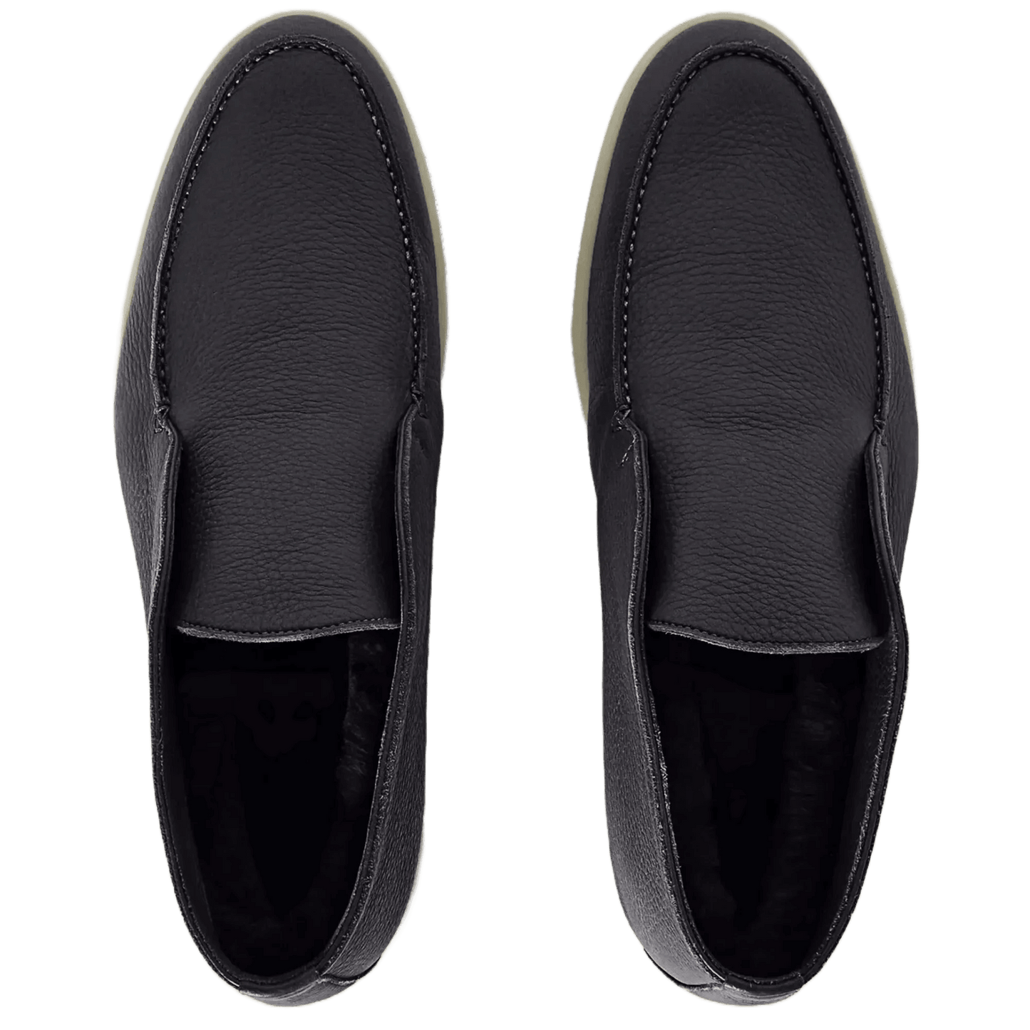 <tc>Loro Piana</tc> 男士露趾踝靴（鹿皮配海狸毛皮）