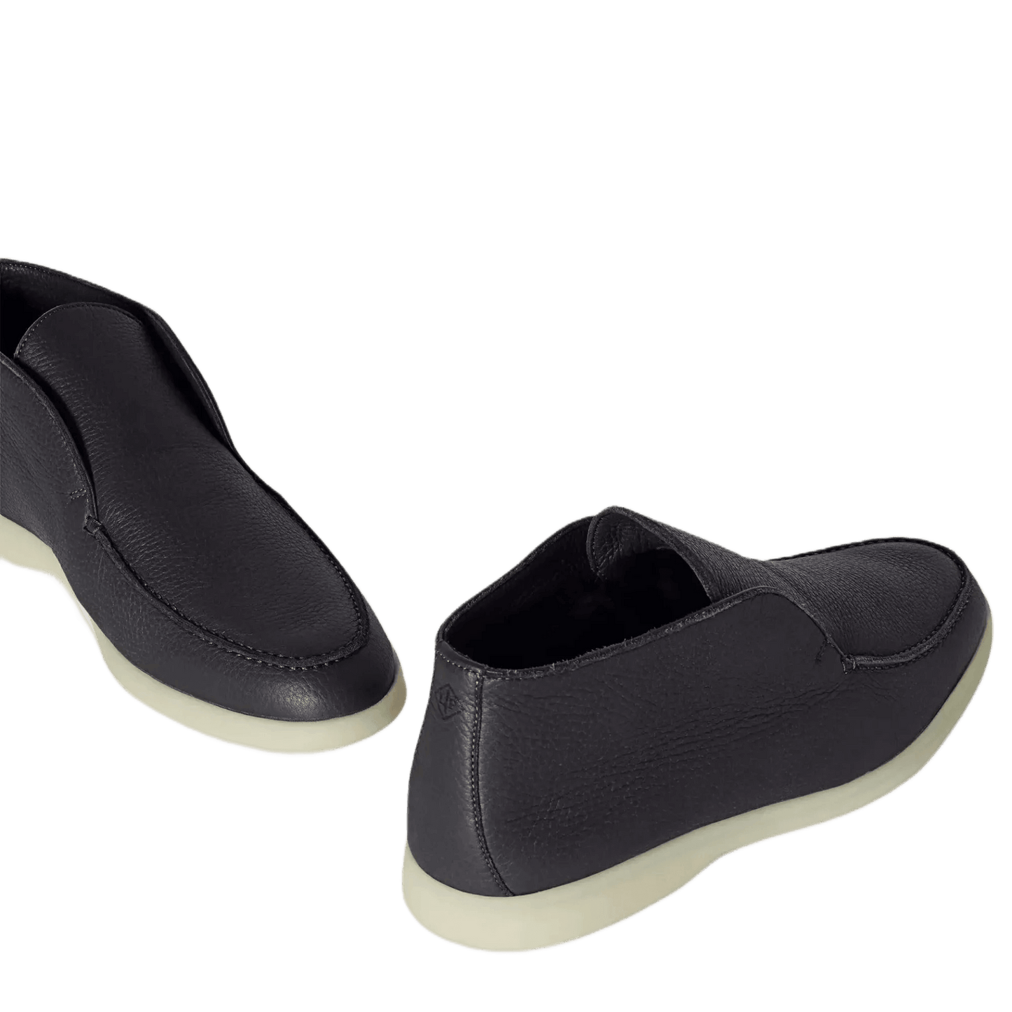 <tc>Loro Piana</tc> 男士露趾踝靴（鹿皮配海狸毛皮）