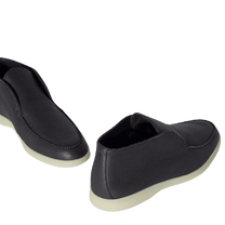 <tc>Loro Piana</tc> 男士露趾踝靴（鹿皮配海狸毛皮）