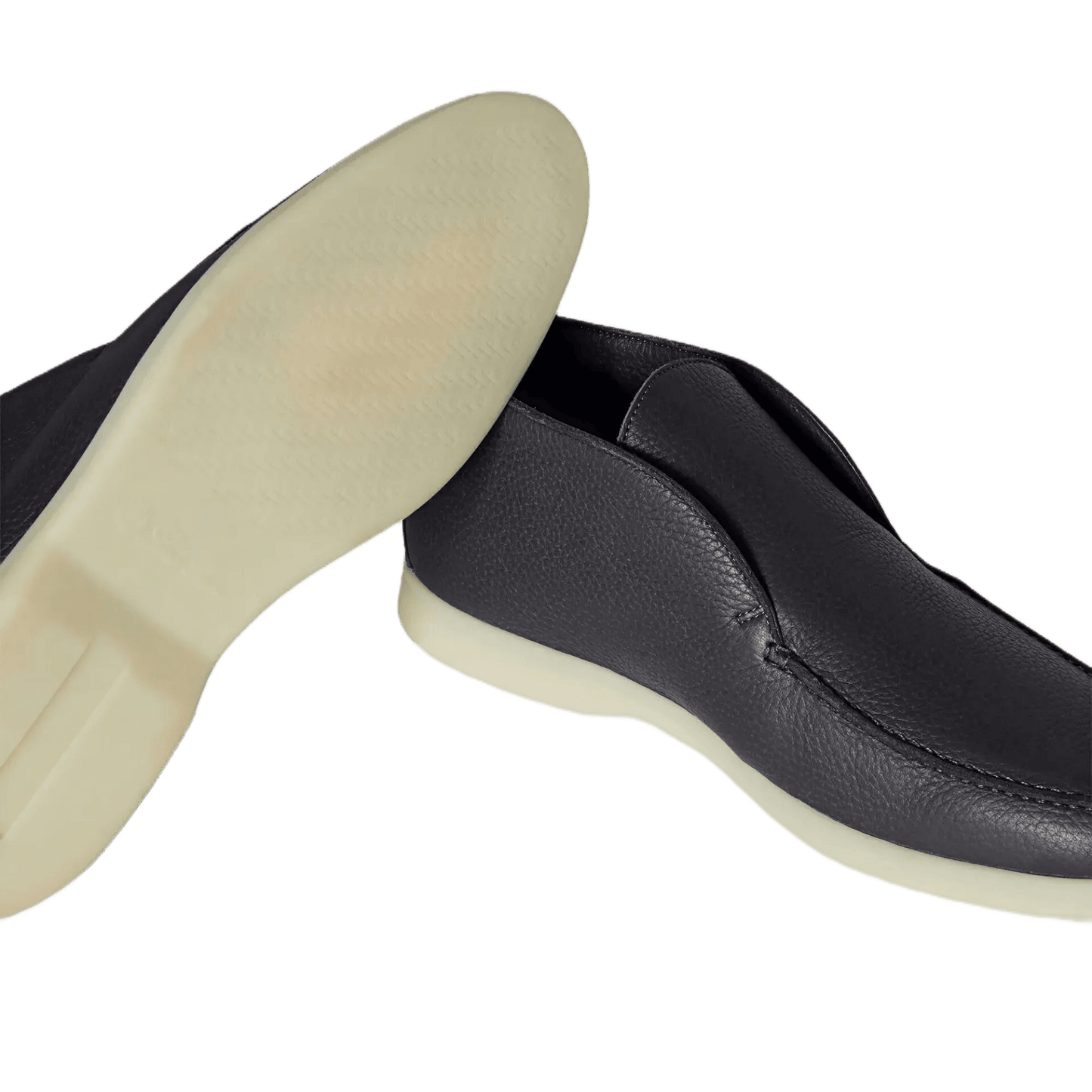 <tc>Loro Piana</tc> 男士露趾踝靴（鹿皮配海狸毛皮）