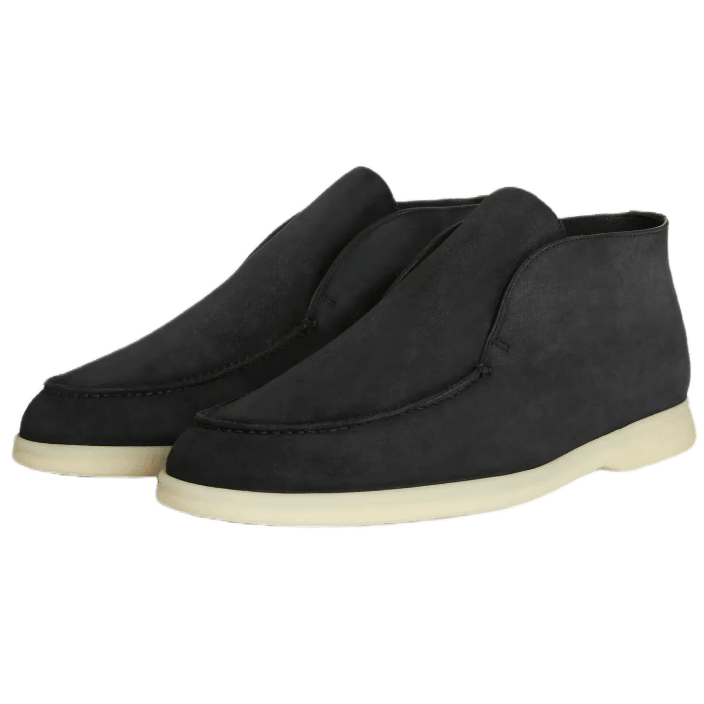 <tc>Loro Piana</tc> 男款開放式 Chukka 靴（絨面革配海狸毛）