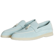 Loro Piana Women's Summer Charms Walk Loafers (Suede, Suede Goatskin)