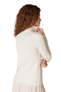 <tc>Loro Piana</tc> بلوزة باركسفيل النسائية ذات الياقة المدورة