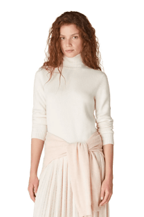 <tc>Loro Piana</tc> بلوزة باركسفيل النسائية ذات الياقة المدورة