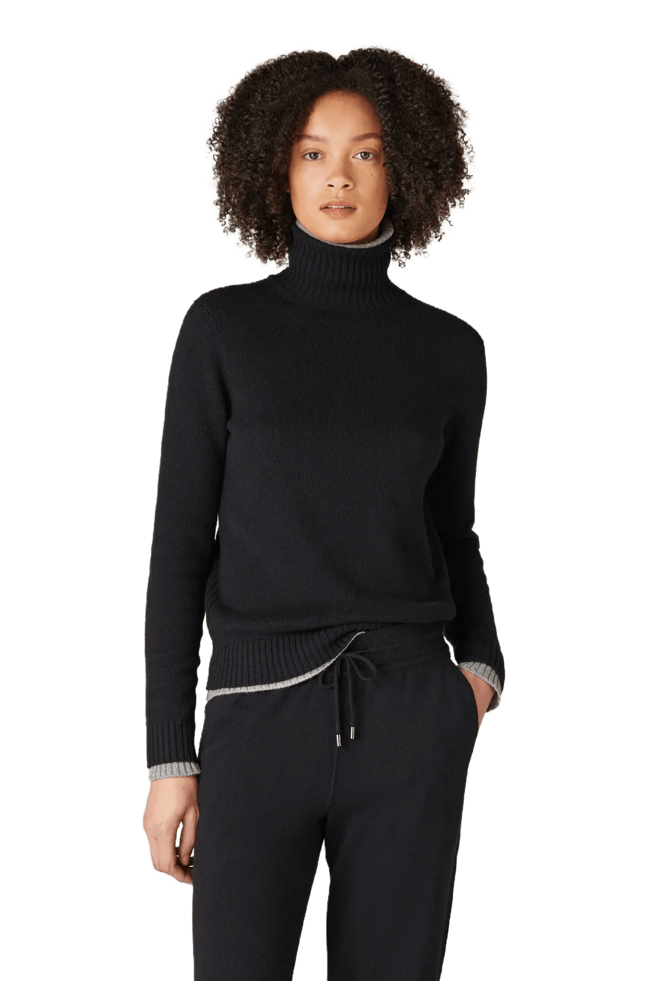 <tc>Loro Piana</tc> بلوزة باركسفيل النسائية ذات الياقة المدورة