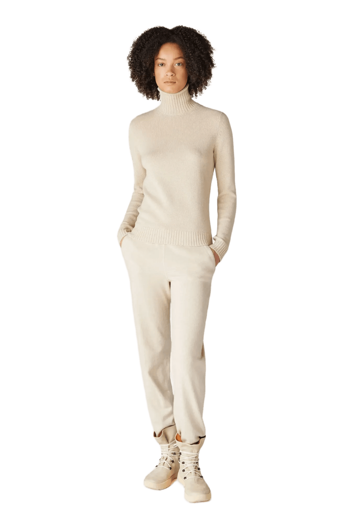 <tc>Loro Piana</tc> بلوزة باركسفيل النسائية ذات الياقة المدورة