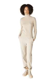 <tc>Loro Piana</tc> بلوزة باركسفيل النسائية ذات الياقة المدورة