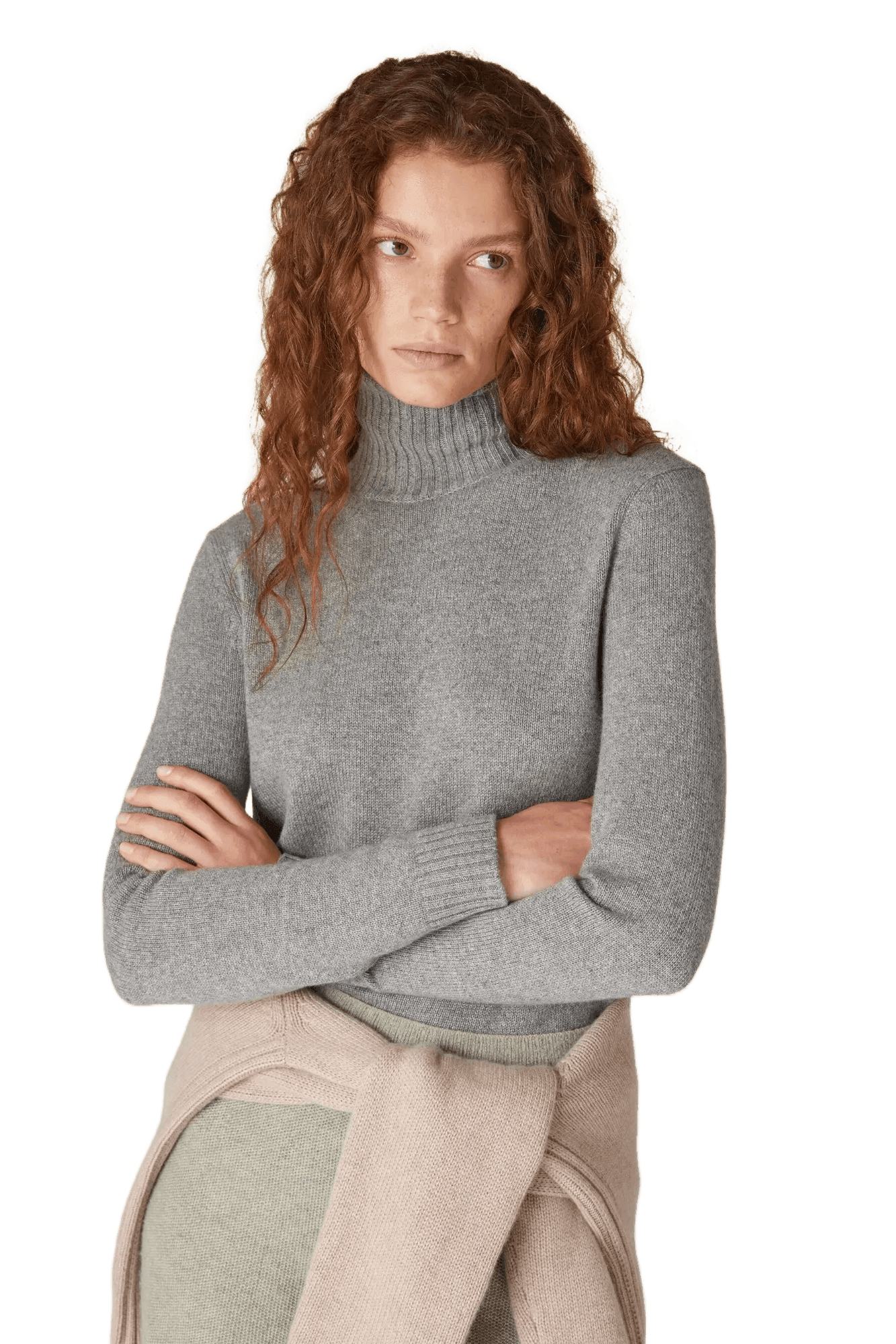 <tc>Loro Piana</tc> بلوزة باركسفيل النسائية ذات الياقة المدورة