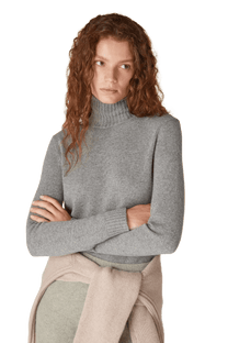 <tc>Loro Piana</tc> بلوزة باركسفيل النسائية ذات الياقة المدورة